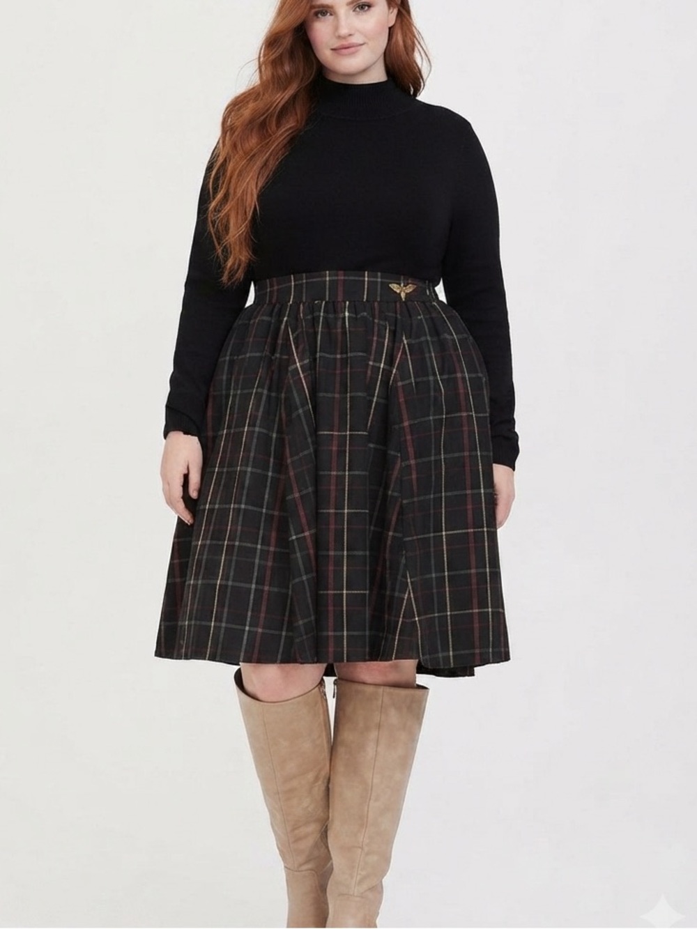 Torrid size 20 fantastic beasts Crimes of Grindelwald skirt plaid midi 2 2x 2xl